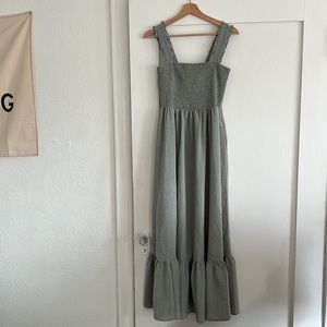 Listicle Blue Green Summer Maxi Dress